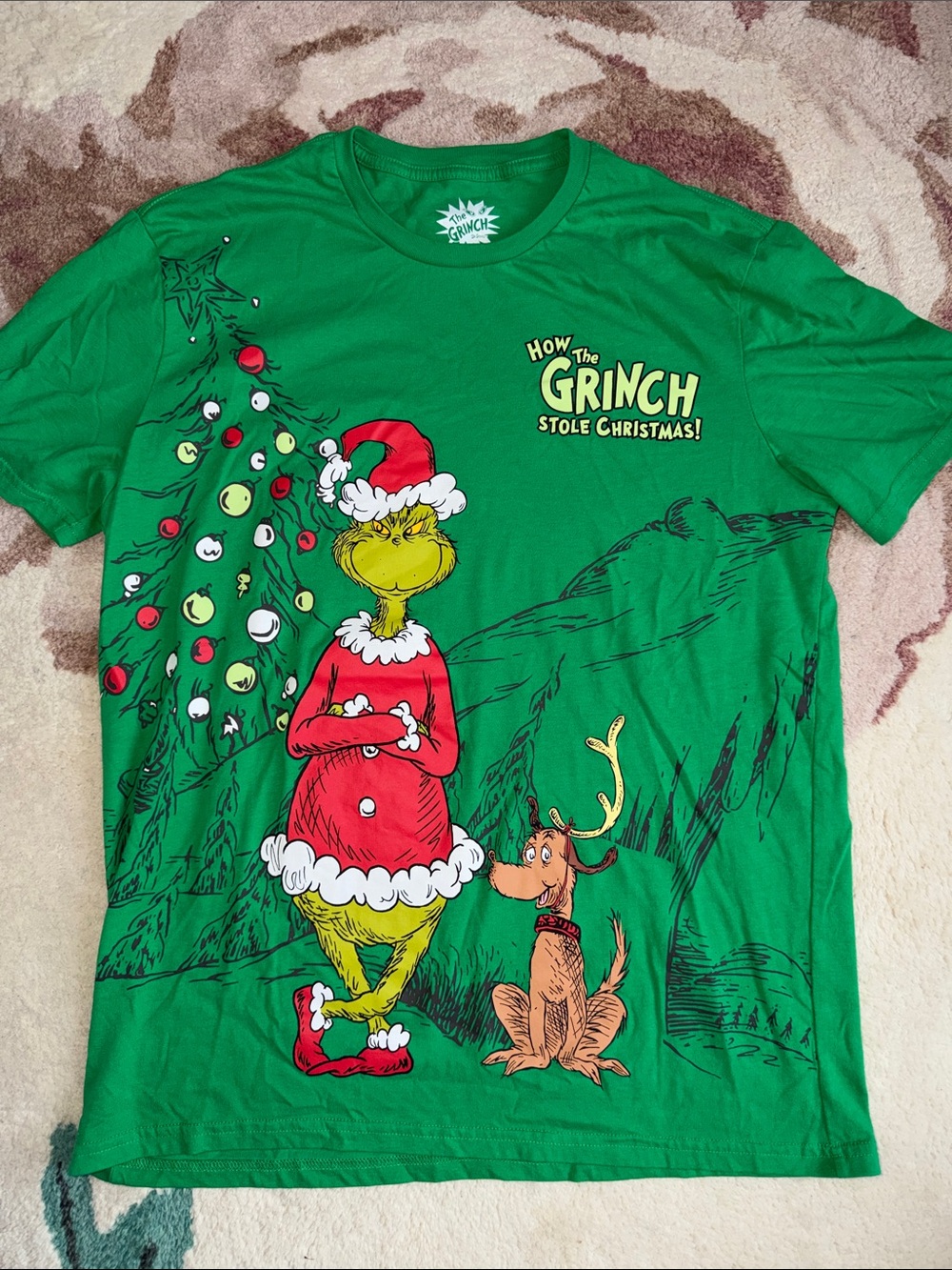 The Grinch Graphic Tee “How the Grinch Stole Christmas”
